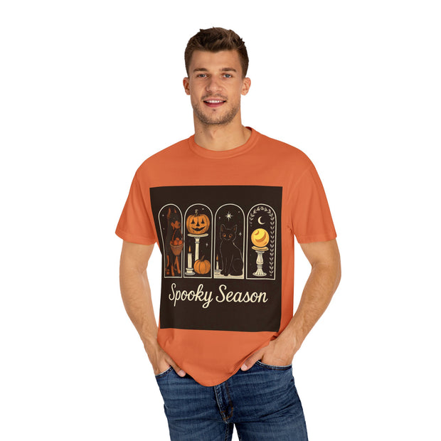 Spooky Season Unisex Garment-Dyed T-shirt
