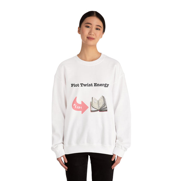 'Plot Twist Energy' Unisex Crewneck Sweatshirt
