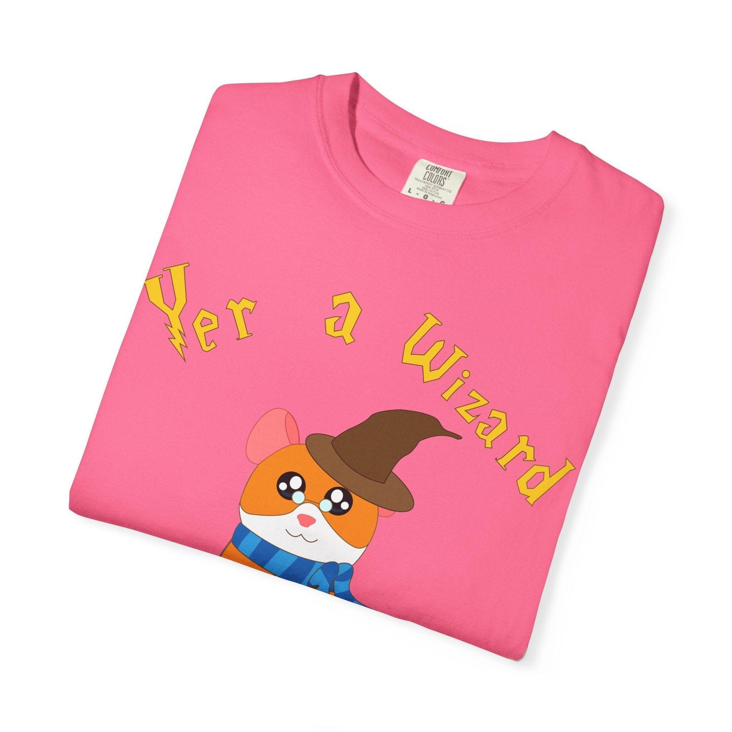 Hammy the Wizard Hamster T-Shirt | Cute Wizard Hamster Illustration