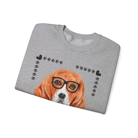 Geeky Good Beagle Unisex Crewneck Sweatshirt