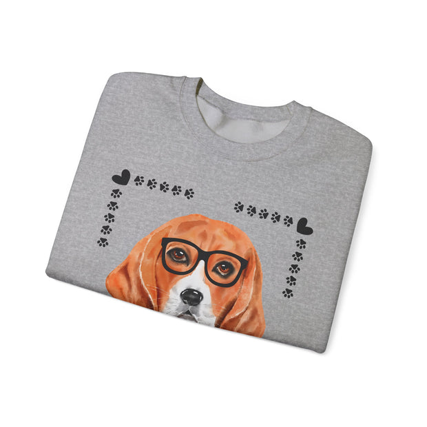 Geeky Good Beagle Unisex Crewneck Sweatshirt