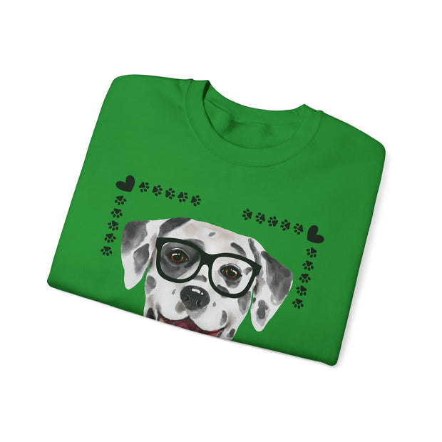 Geeky Good Dalmatian Unisex Crewneck Sweatshirt