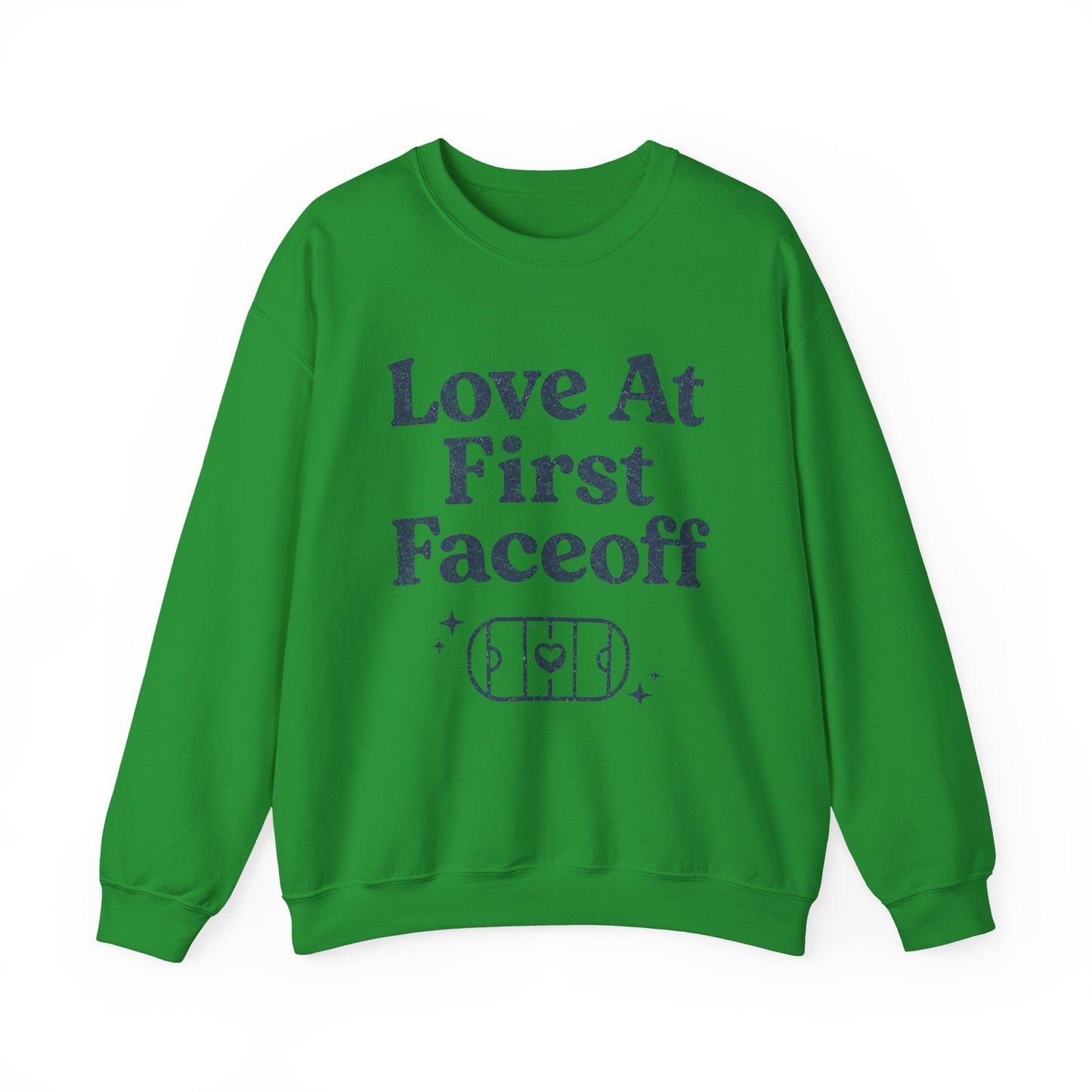 Love At First Faceoff Sweatshirt, Hockey Romance Booktok Crewneck, Sports Romance Reader Pullover