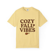Cozy Fall Vibes T-shirt, Autumn Style Tee, Unisex Shirt for Casual Wear, Thanksgiving Apparel, Comfortable Everyday Outfits