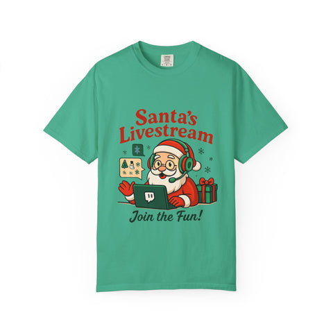'Santa Livestream: Join the Fun! ' T-Shirt