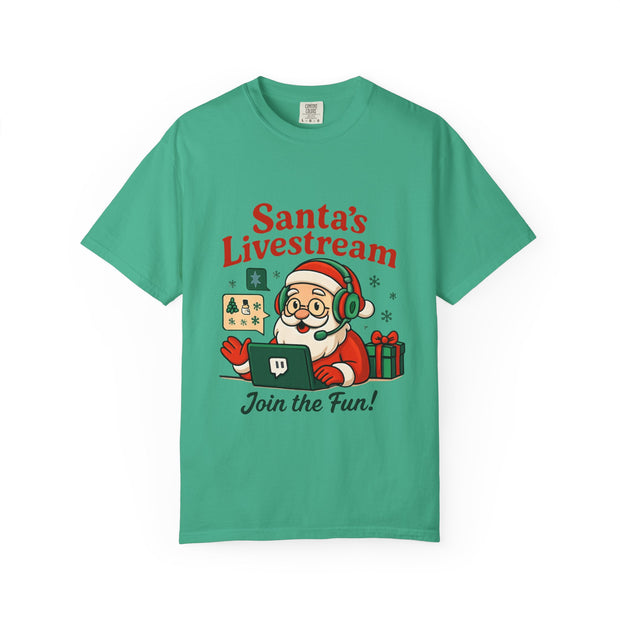 'Santa Livestream: Join the Fun! ' T-Shirt