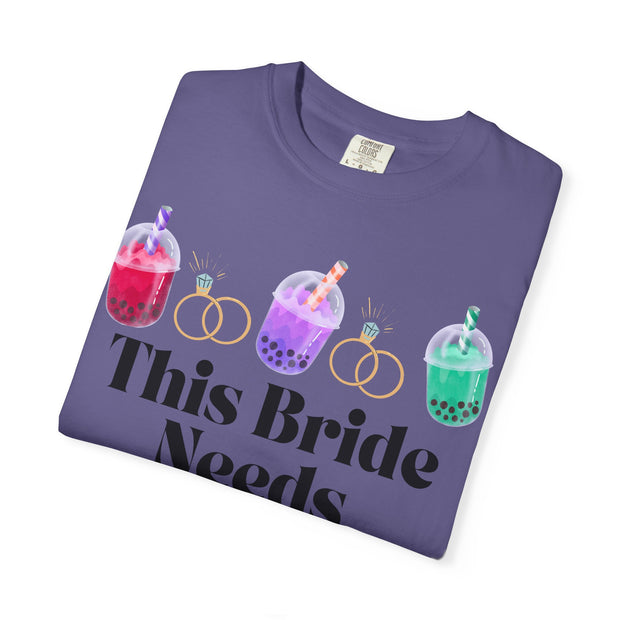 'The Bride Needs Boba' Unisex T-Shirt