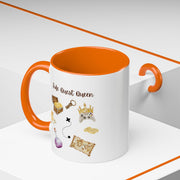 'Side Quest Queen' Accent Coffee Mug
