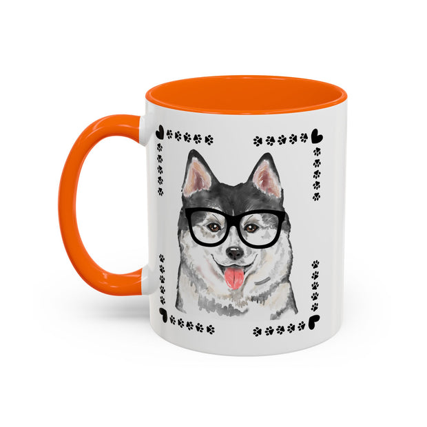 Geeky Good Siberian Husky Accent Coffee Mug