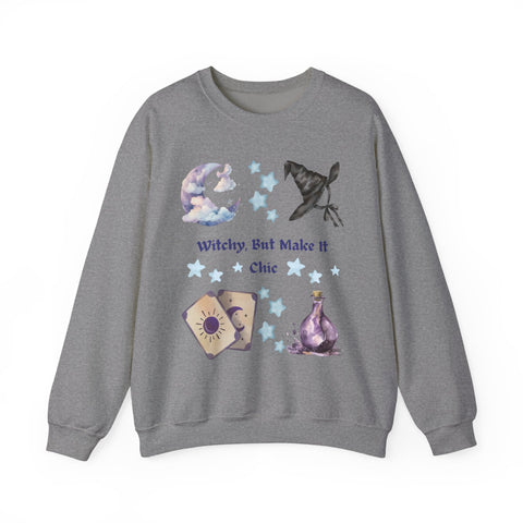 'Witchy, But Make It Cute' Unisex Crewneck Sweatshirt