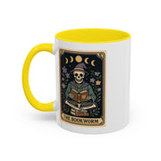 'The Bookworm' Tarot Card Accent Coffee Mug
