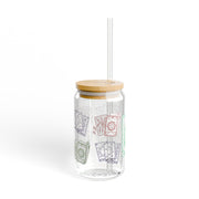 'The Hermit' Tarot Card Sipper Glass
