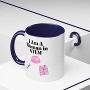 'I Am A Woman In STEM' Engineer Accent Coffee Mug