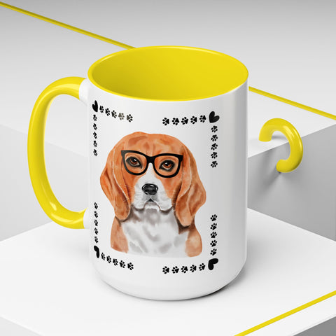 Geeky Good Beagle Accent Coffee Mug