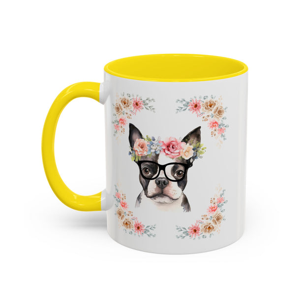 Geeky Goddess French Bulldog Accent Coffee Mug