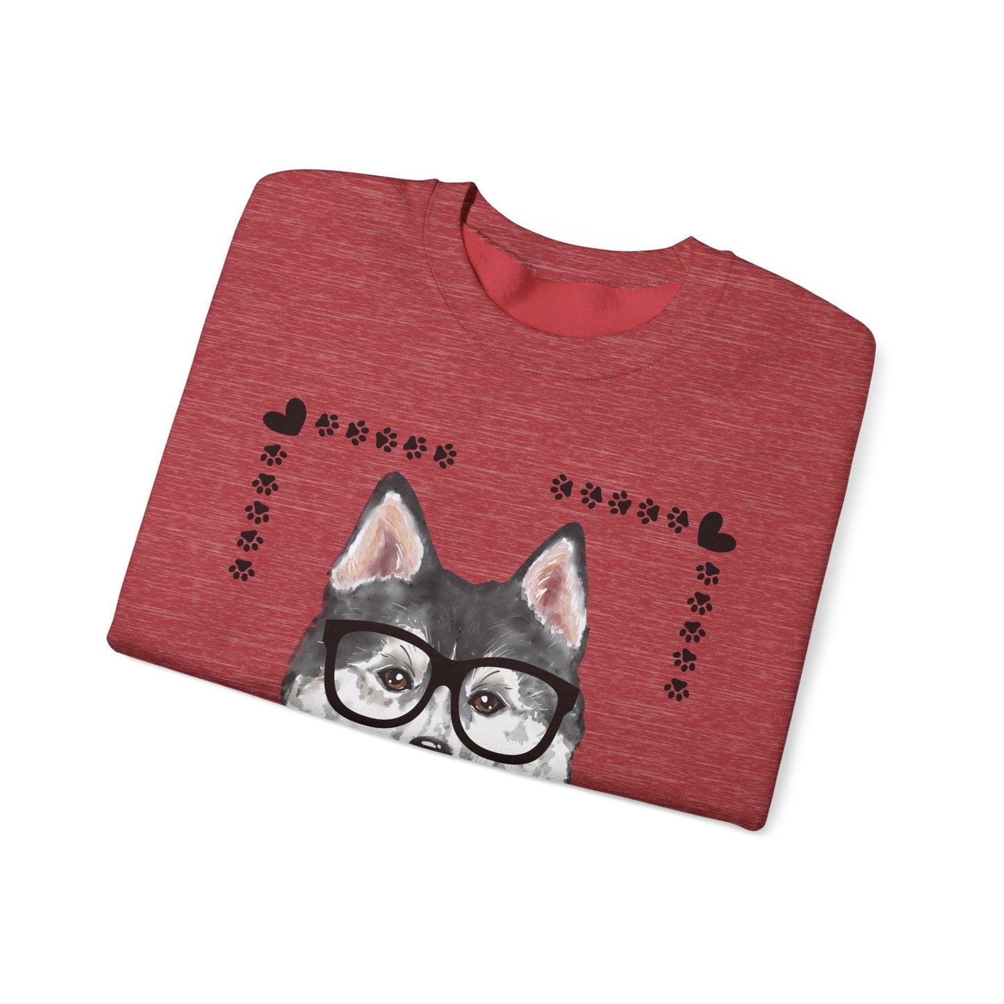 Geeky Good Siberian Husky Unisex Crewneck Sweatshirt