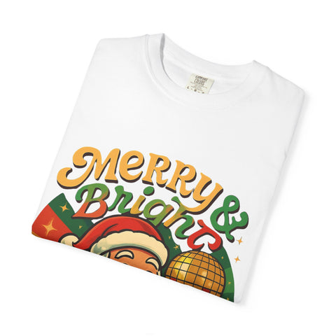 'Merry & Bright' Santa Unisex T-Shirt