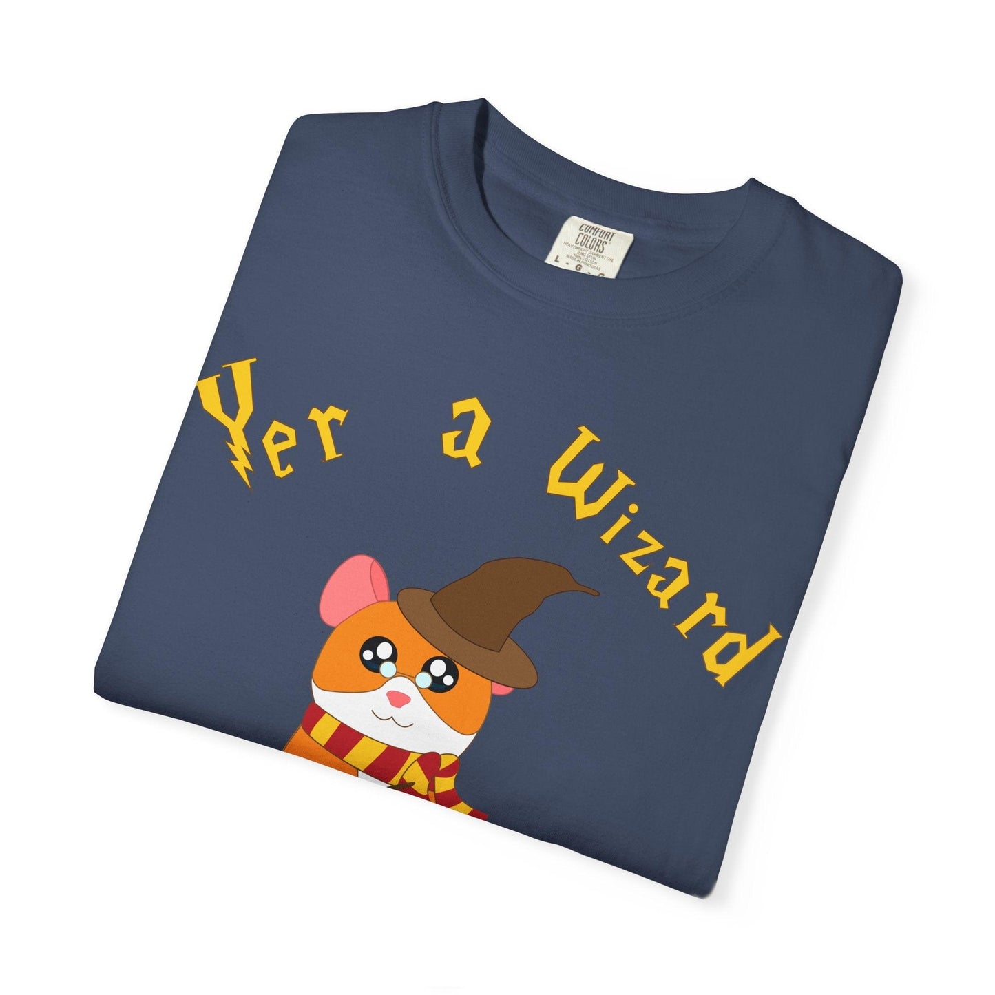 Hammy Wizard Hamster T-Shirt | Cute Spellcaster Illustration