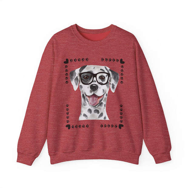 Geeky Good Dalmatian Unisex Crewneck Sweatshirt