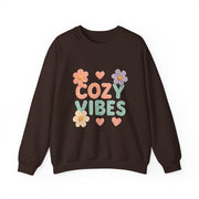 Cozy Vibes Sweatshirt - Perfect for Relaxing, Gifts, Spring Fashion, Casual Wear, Family Gatherings