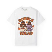 Thanksgiving Gobble Squad T-shirt, Unisex Tee for Pet Lovers, Fall Apparel, Thanksgiving Celebration, Cute Animal Shirt, Seasonal Gift
