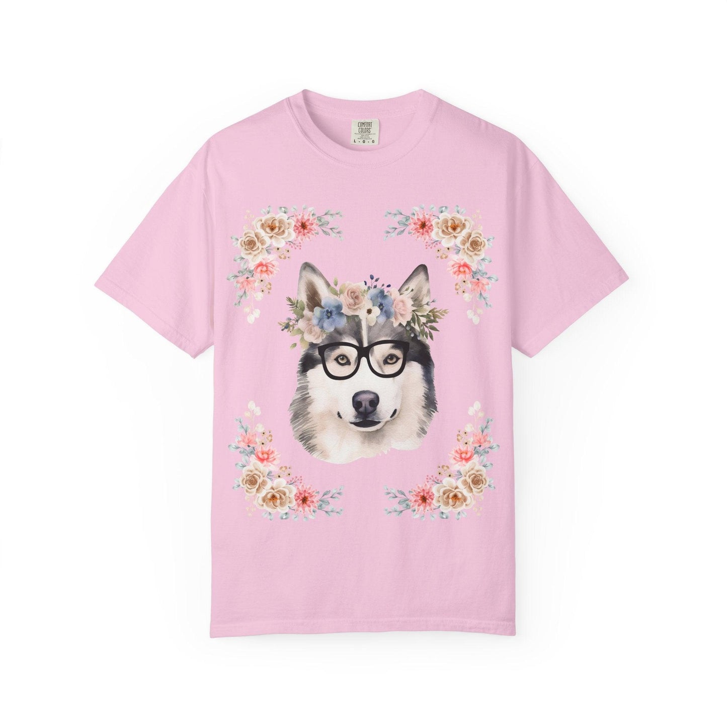 Geeky Goddess Siberian Husky Unisex T-Shirt