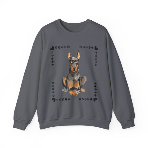 Geeky Good Doberman Unisex Crewneck Sweatshirt