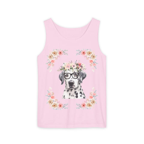 Geeky Goddess Dalmatian Unisex Tank Top