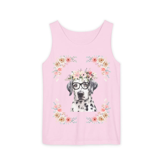 Geeky Goddess Dalmatian Unisex Tank Top
