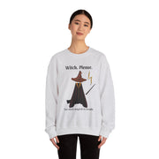 'Witch, Please. Too Much Magical To Handle' Wizard Unisex Crewneck Sweatshirt