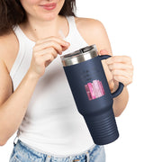 'I Like Big Books and I Cannot Lie' Insulated Travel Mug, 40oz