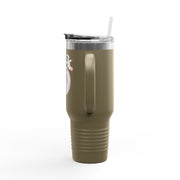 Astronaut Flying To The Moon Insulated Travel Mug, 40oz