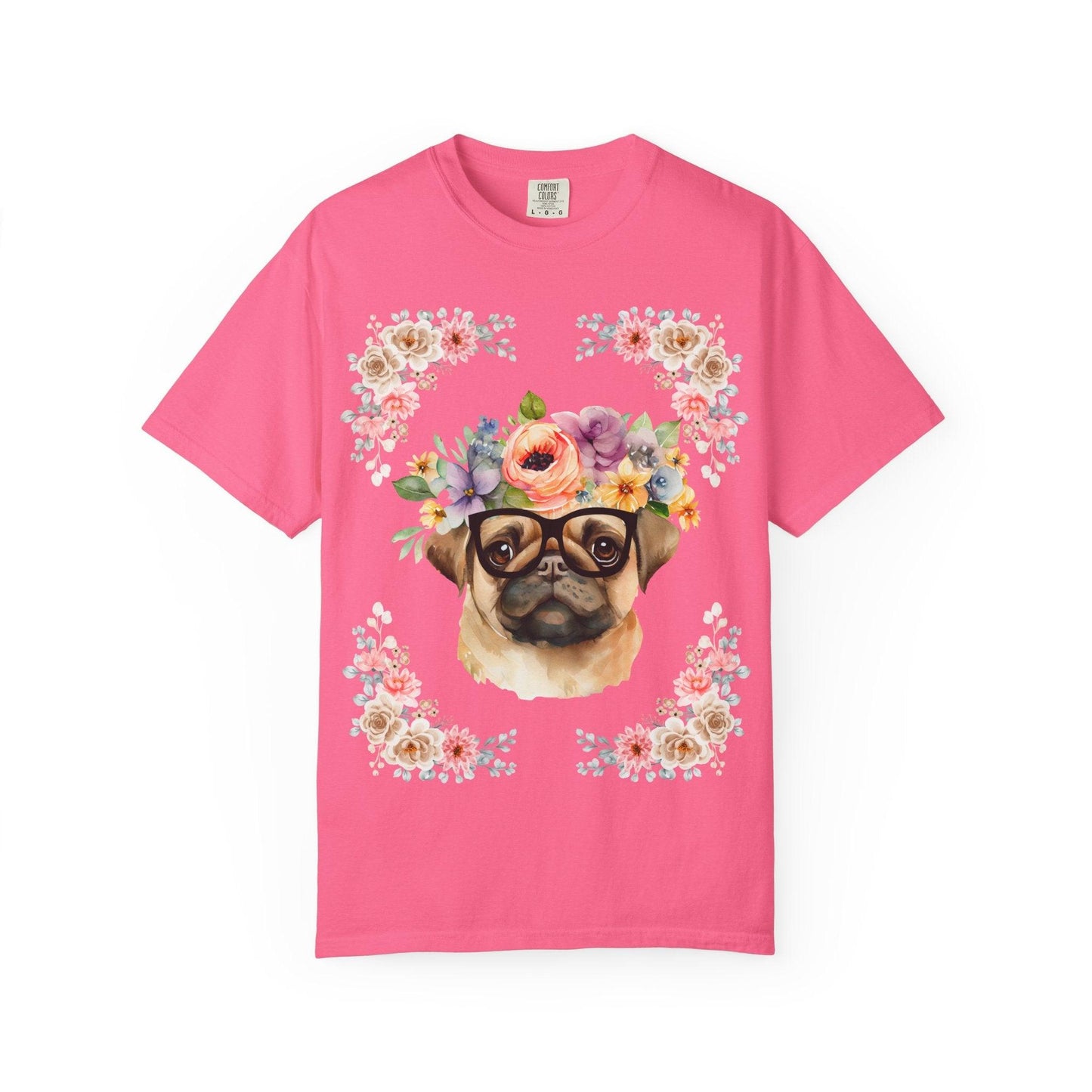 Geeky Goddess Pug Unisex T-Shirt