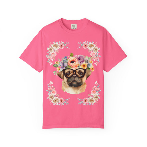 Geeky Goddess Pug Unisex T-Shirt