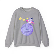Astronaut Taking Off In Space Unisex Crewneck Sweatshirt