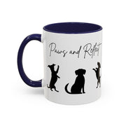 'Paws and Reflect' Dogs Accent Coffee Mug