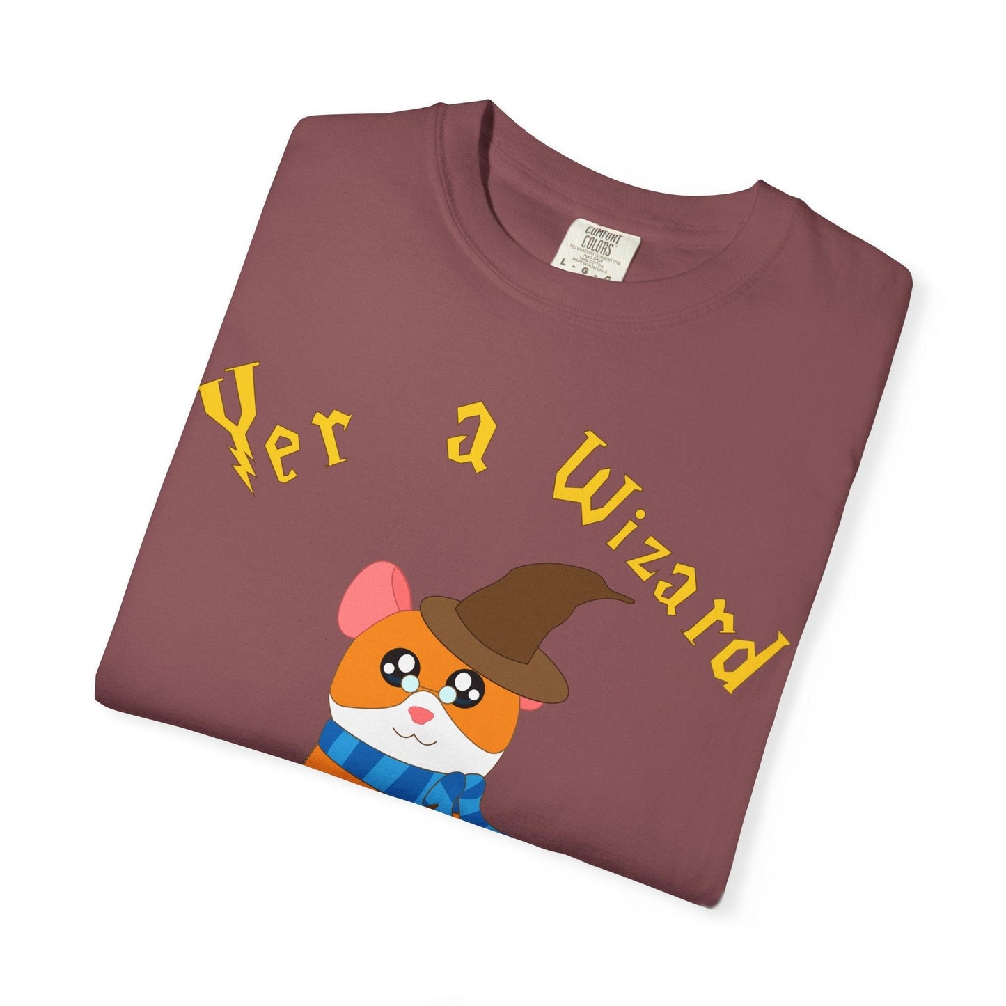 Hammy the Wizard Hamster T-Shirt | Cute Wizard Hamster Illustration