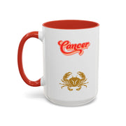 'Cancer' Zodiac Accent Coffee Mug