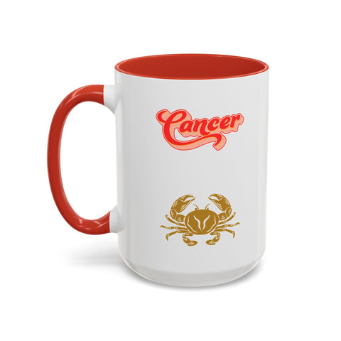 'Cancer' Zodiac Accent Coffee Mug