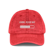 'Loading...Please Wait' Vintage Embroidered Cap