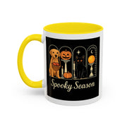 Spooky Season Golden Retriever Accent Coffee Mug