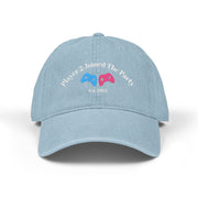 'Player 2 Joined The Party' 'Est. 2025' Denim Embroidered Cap