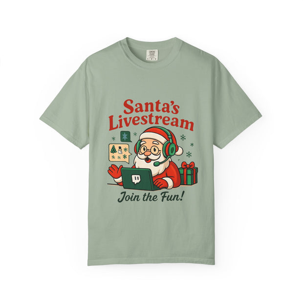 'Santa Livestream: Join the Fun! ' T-Shirt