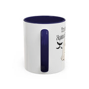 'You and Me Against The World' Accent Coffee Mug