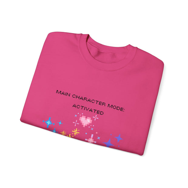 'Main Character Mode Activated' Unisex Crewneck Sweatshirt