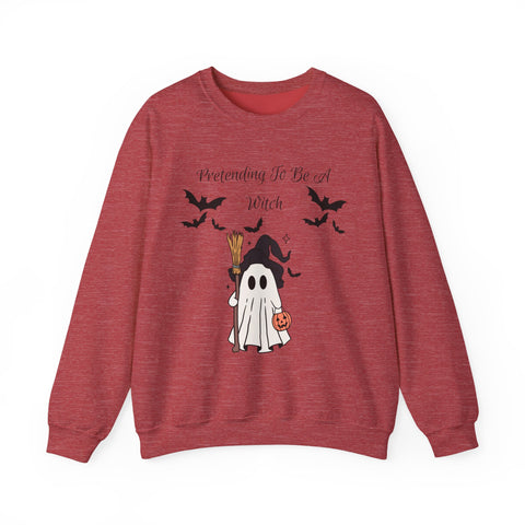 'Pretending To Be A Witch' Unisex Crewneck Sweatshirt