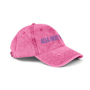 '404 NOT FOUND' Vintage Embroidered Cap
