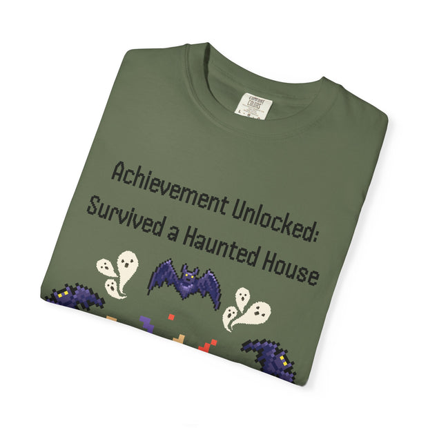 'Achievement Unlocked Haunted House' Unisex T-Shirt