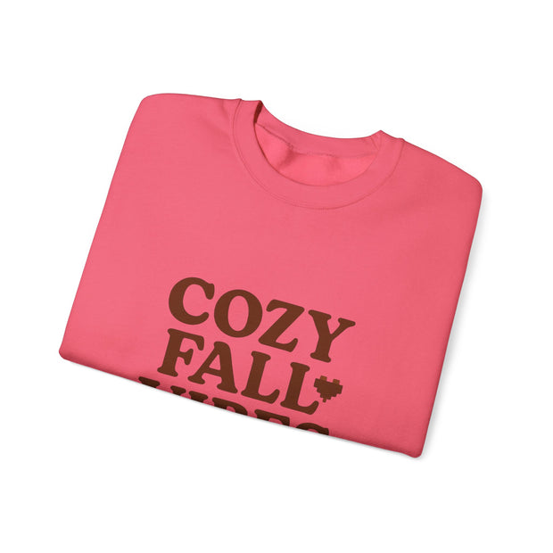 Cozy Fall Vibes Sweatshirt - Unisex Crewneck, Autumn Apparel, Perfect for Thanksgiving, Comfortable Gift, Casual Style