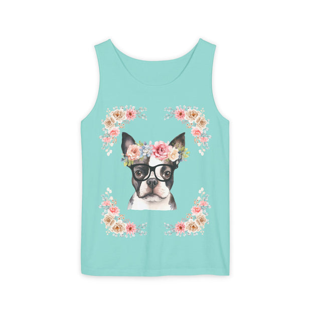 Geeky Goddess French Bullldog Unisex Tank Top